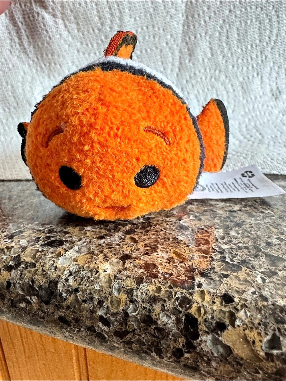 Disney Pixar Finding Nemo Tsum Tsum Mini Plush Orange & White